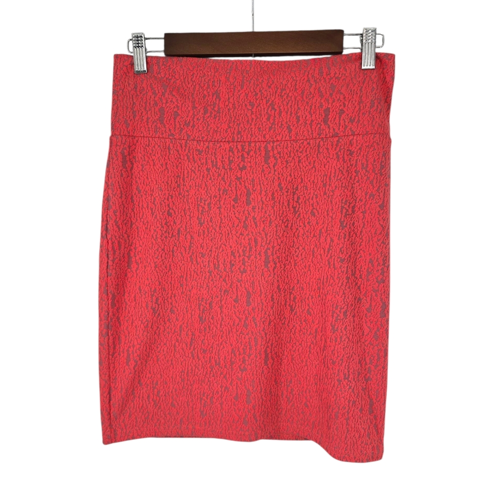 LuLaRoe Elegant Pink‎ Women's Mini Skirt Size S